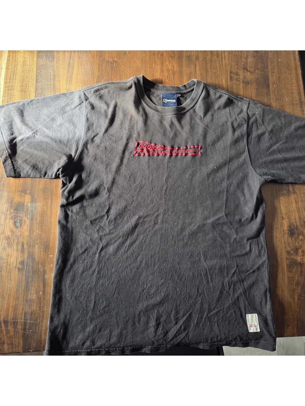 Radical black graphic T shirt